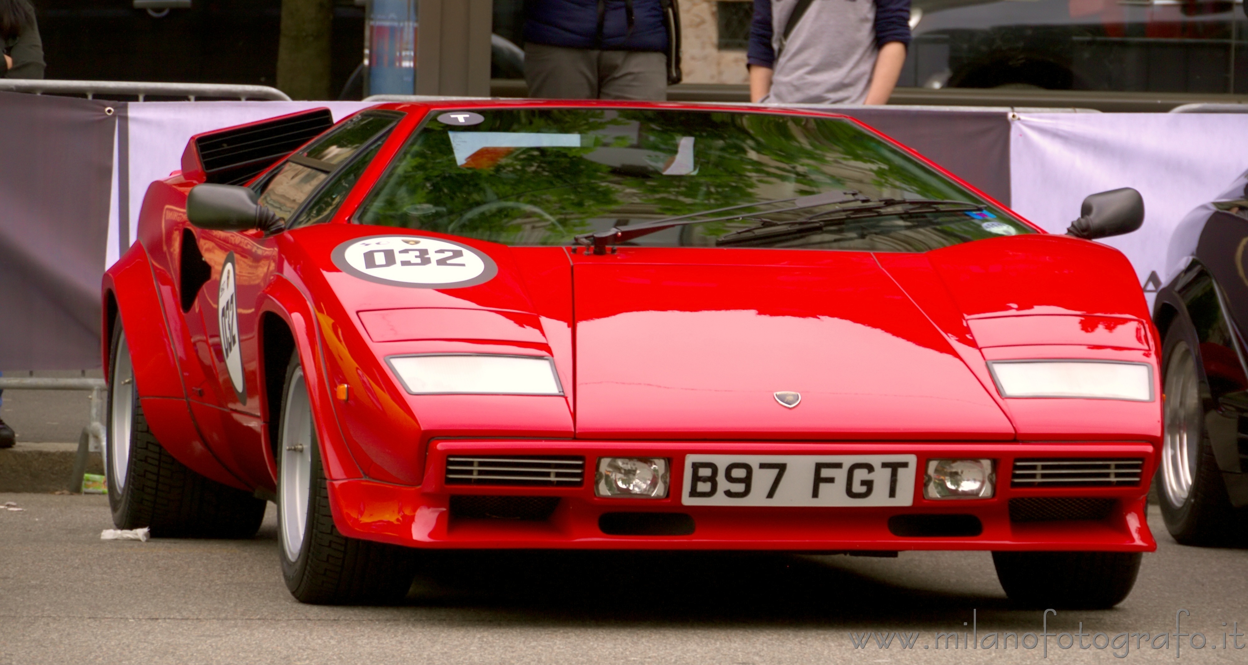 Milan (Italy) - Lamborghini Countach front the front